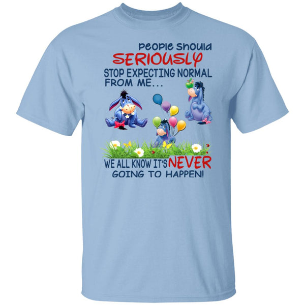 People Should Seriously Stop Expecting Normal From Me - Funny Tee - Shirt For Donkey Lover