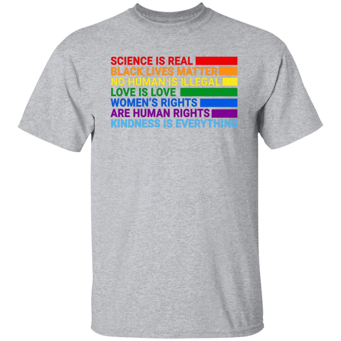 Science Is Real Black Lives Matter Tee - Gift Shirt