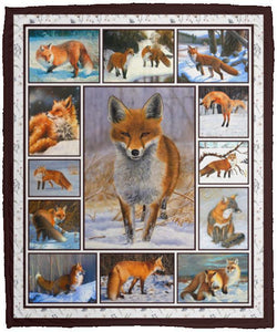 Blanket For Boys, Blanket For Son, Fox Blanket, Blanket For Girls, Beautiful And Cute Blanket Gift