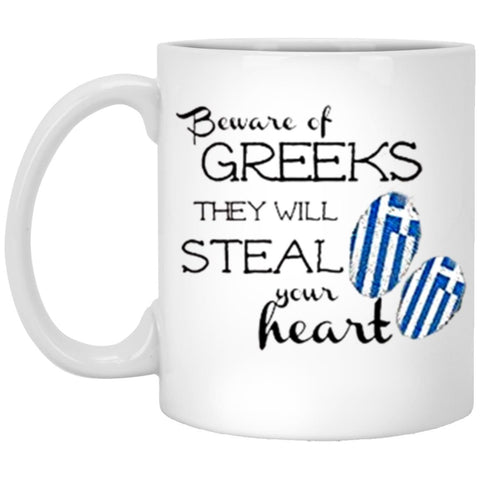 Greek Roots Mug, Greek Ancestry, Greece Origins Gifts, Funny Greek Mugs