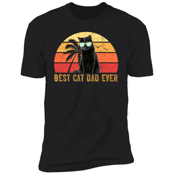 best cat dad ever, gift for father, dad shirt