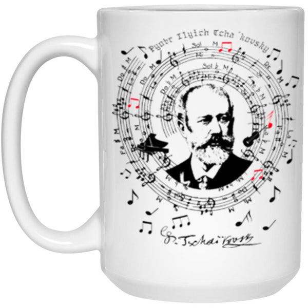 Pyotr Illitch Tchai?kovsky 11oz Ceramic Coffee Mug