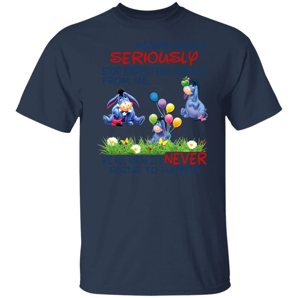 People Should Seriously Stop Expecting Normal From Me - Funny Tee - Shirt For Donkey Lover