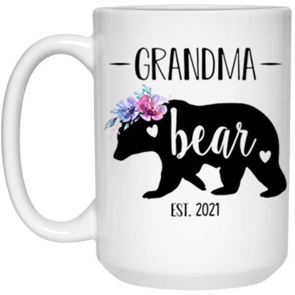 Grammy Bear Est. 2021, Mug For Mother, Grandmother