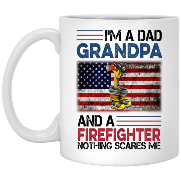 I'm dad grandpa, Gift for Father, Gift for Grandpa, Father's Day 11oz 15oz white mug