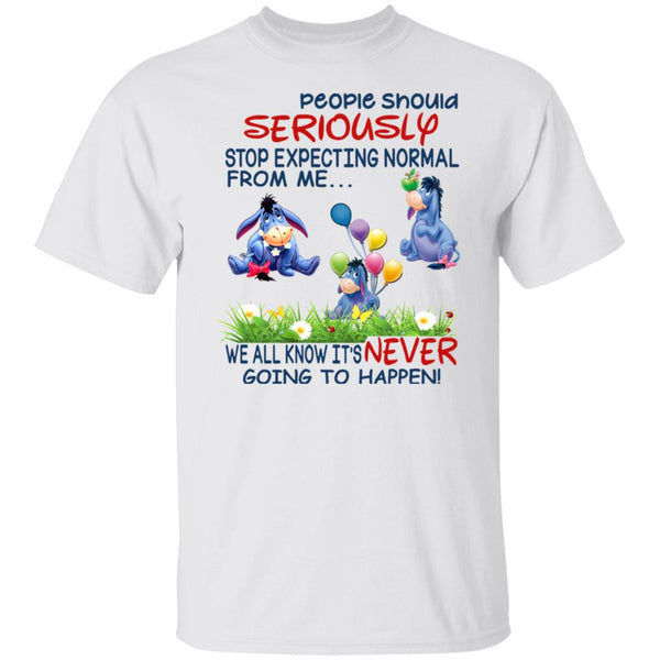 People Should Seriously Stop Expecting Normal From Me - Funny Tee - Shirt For Donkey Lover