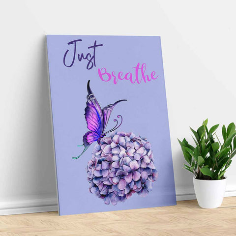 Just Breathe - Jesus Canvas Print - CustomUni Canvas