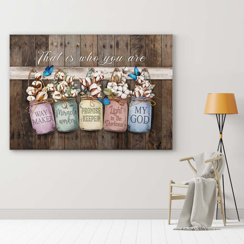 That Is Who You Are - Jesus Landscape Canvas - Wall Art